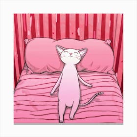 Cat relaxing Canvas Print