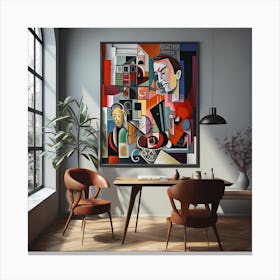 Office style Canvas Print