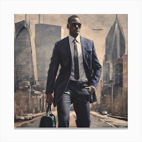 Man In A Suit 1 Canvas Print