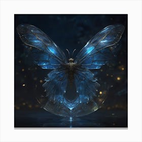 Blue Butterfly Canvas Print