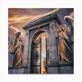 Angels At The Gate Canvas Print