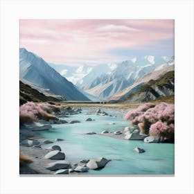 A Reflective Guide to New Zealand's Serene Side Canvas Print