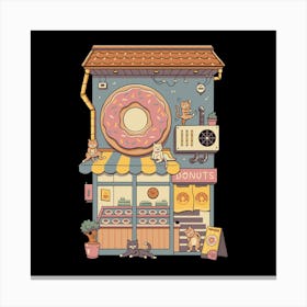 Donut House Canvas Print