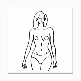 Woman In A Bikini 7 Canvas Print