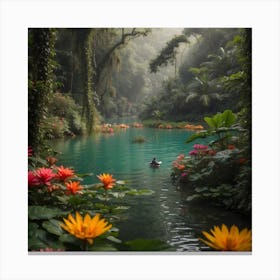 Lily Pond Canvas Print