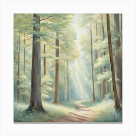 Path Through The Woods Canvas Print