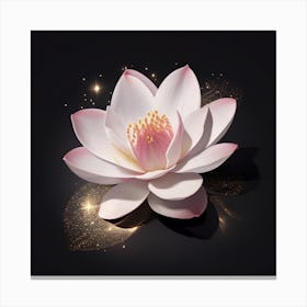  Full Magnolia Flower Bloom Curve More  Canvas Print