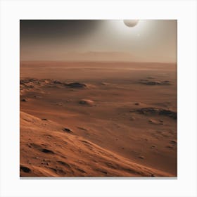 Mars - Mars Stock Videos & Royalty-Free Footage 4 Canvas Print