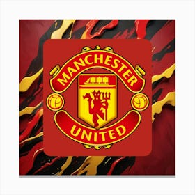 Manchester United F.C. Logo Wall Art 4 Canvas Print