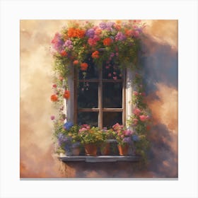 window Canvas Print