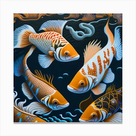 Koi Fish 1 Canvas Print