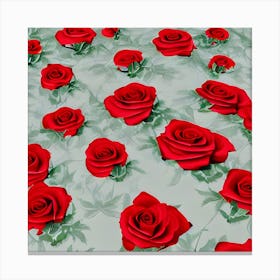 Red Roses 1 Canvas Print