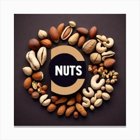 Nuts As A Logo (33) Canvas Print
