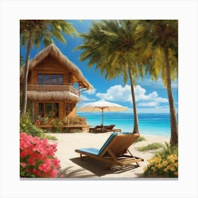 Beach House 9 Canvas Print