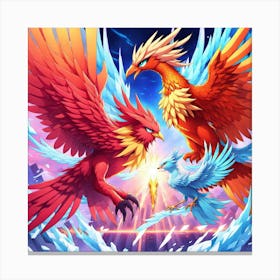 Phoenix And Phoenix 1 Canvas Print
