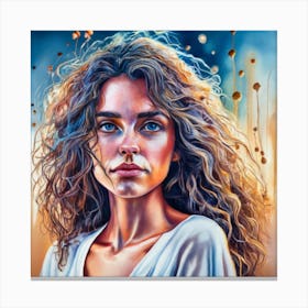 Portrait Of A Woman Canvas Print