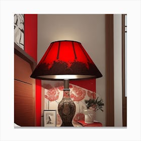 Asian Bedroom Canvas Print