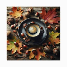 Autumn Coffee 4 Canvas Print