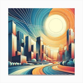 Cityscape 46 Canvas Print