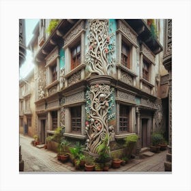 Treehouse In Mumbai15 Canvas Print