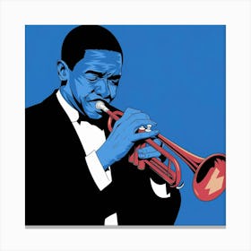 A Pop Art Illustration Of A Jazz Trumpet Bqtpe7 Jqq6y2yzou9os Q Q9z1rbl5qcg0ha7n Zuiaa Canvas Print