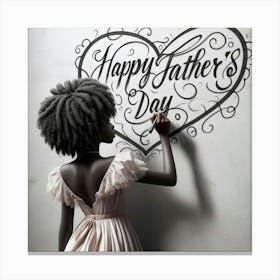 Happy Father'S Day 3 Canvas Print