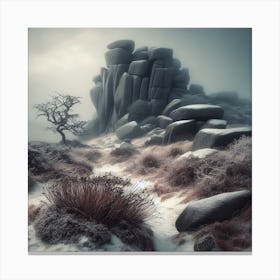 Snowy Moors Canvas Print