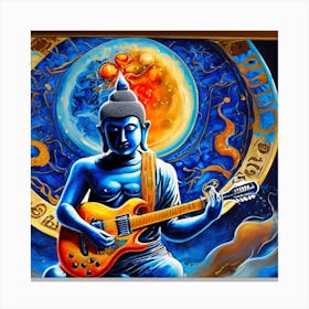 The Playing Buddha #4 Canvas Print