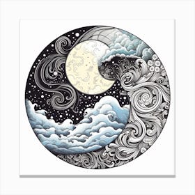 Yin And Yang 17 Canvas Print