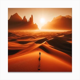 Desert Landscape 5 Canvas Print