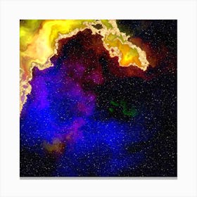 100 Nebulas in Space with Stars Abstract n.115 Canvas Print