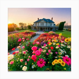 Flower Garden 1 Canvas Print