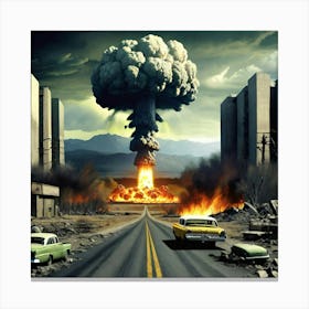 Nuclear Fallout 2 Canvas Print