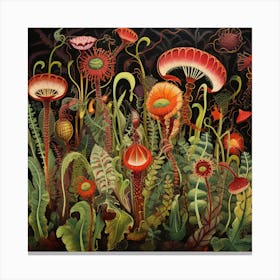 Carnivorous Plants Garden 1 Canvas Print