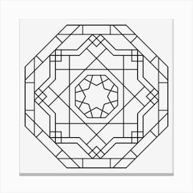 Geometric Mandala 03 Canvas Print