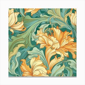 Floral Pattern 1 Canvas Print