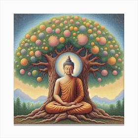 Buddha Tree 3 Canvas Print