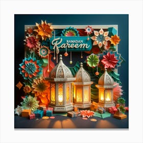 Ramadan Lanterns 1 Canvas Print