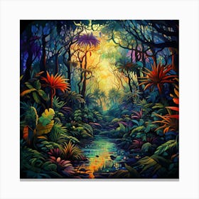 Jungle Forest Canvas Print