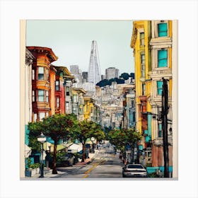 San Francisco Cityscape Canvas Print