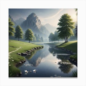 Peaceful Landscapes 2023 11 02t214811 Canvas Print