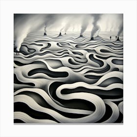 Smoke Everywhere Canvas Print