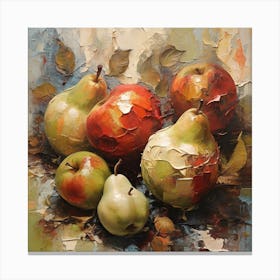 Apples and Pears 1 Canvas Print
