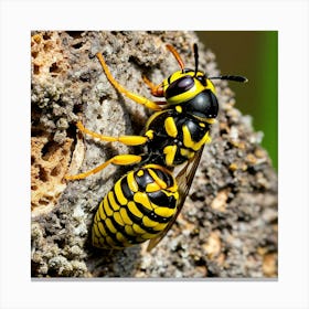 Wasp nature 13 Canvas Print