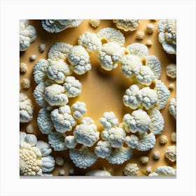 Cauliflowers In A Circle 1 Canvas Print