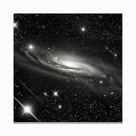 Galaxy In The Night Sky 1 Canvas Print