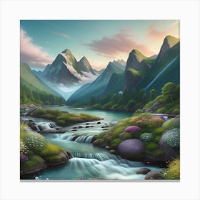 The Enchanted Valley Canvas Print