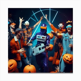 Halloween Costume Party2 Canvas Print