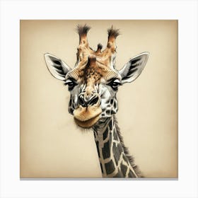 Giraffe 120 Canvas Print