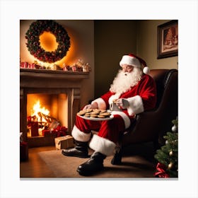 Christmas Santa 10 Canvas Print